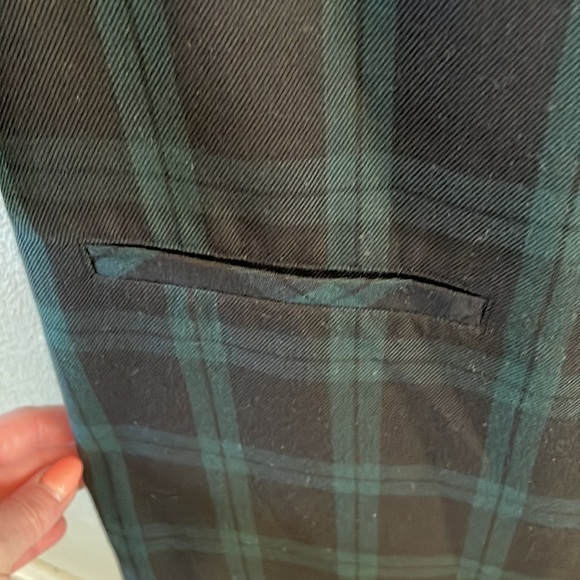 Green plaid mini dress - Picture 3 of 7